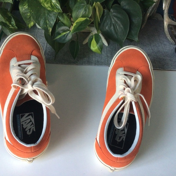 Orange Ultra Crush Lite-Off Wall Suede Canvas Shoes Sneakers Teens 5.5 - Picture 5 of 12